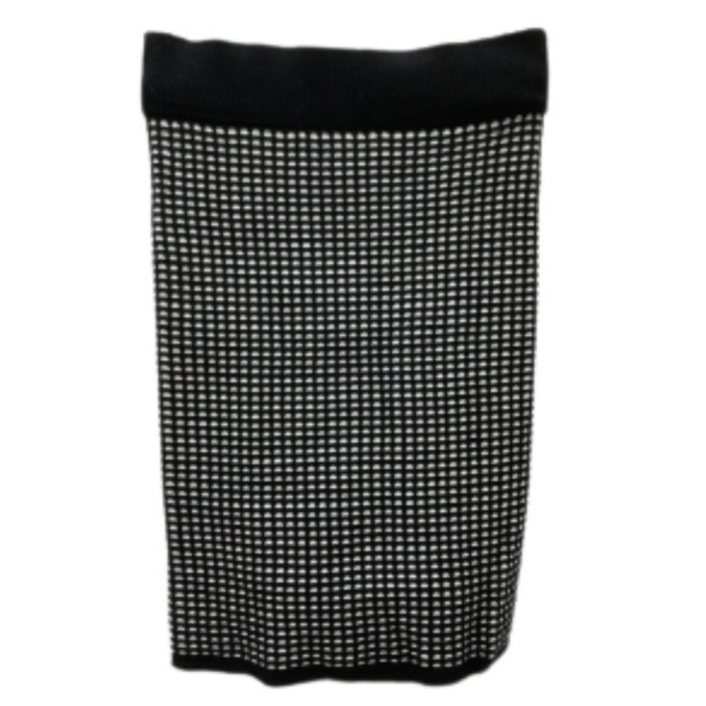 Ann Taylor black/white wool patterned skirt NWT size S